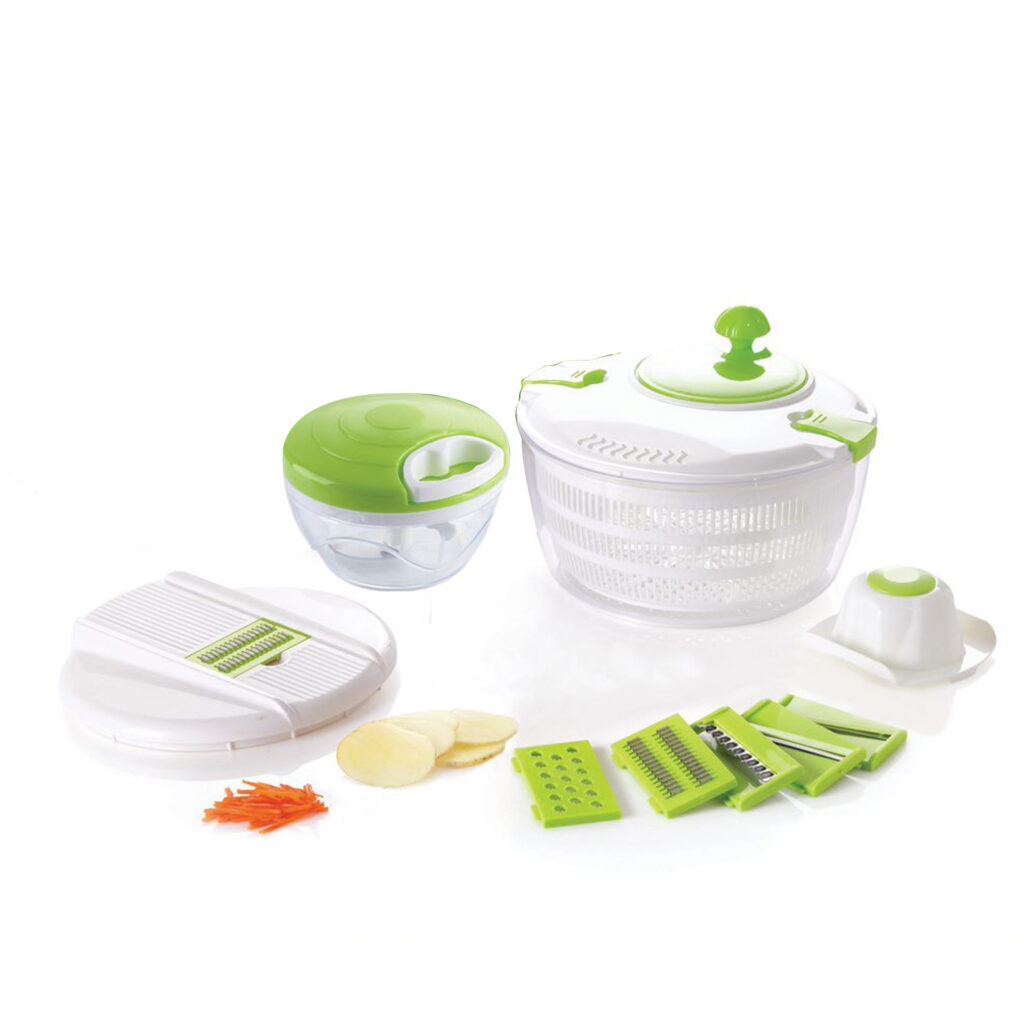 Herzberg HG 5057 Multifunctionele Spinner met Chopper HG - kitchenware and tableware brands